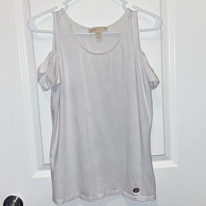 Michael Kors shoulder cut out shirt